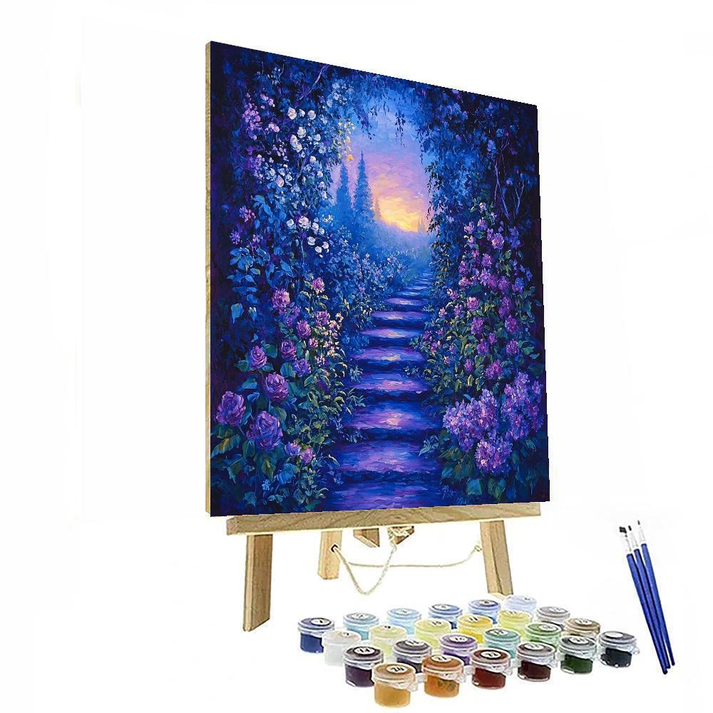 Twilight Garden Dream Painting Number Kit