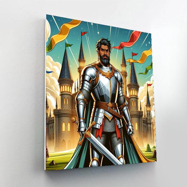 Knight's Brave Quest Paint By Color