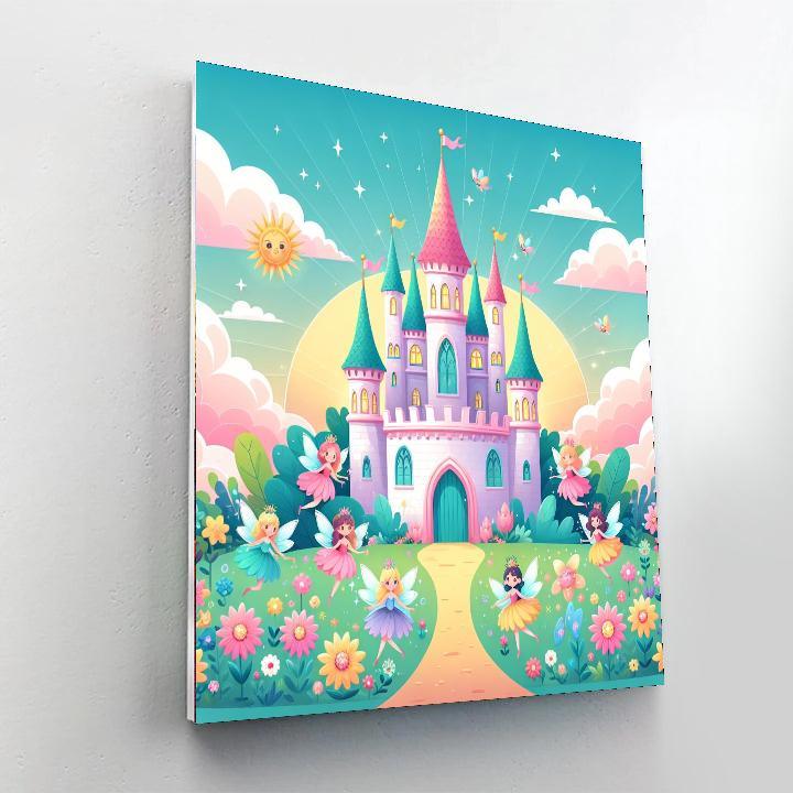 Royal Fairy Tale Number Painting