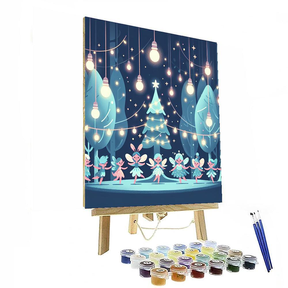 Fairy Lights Festival Paint By Color