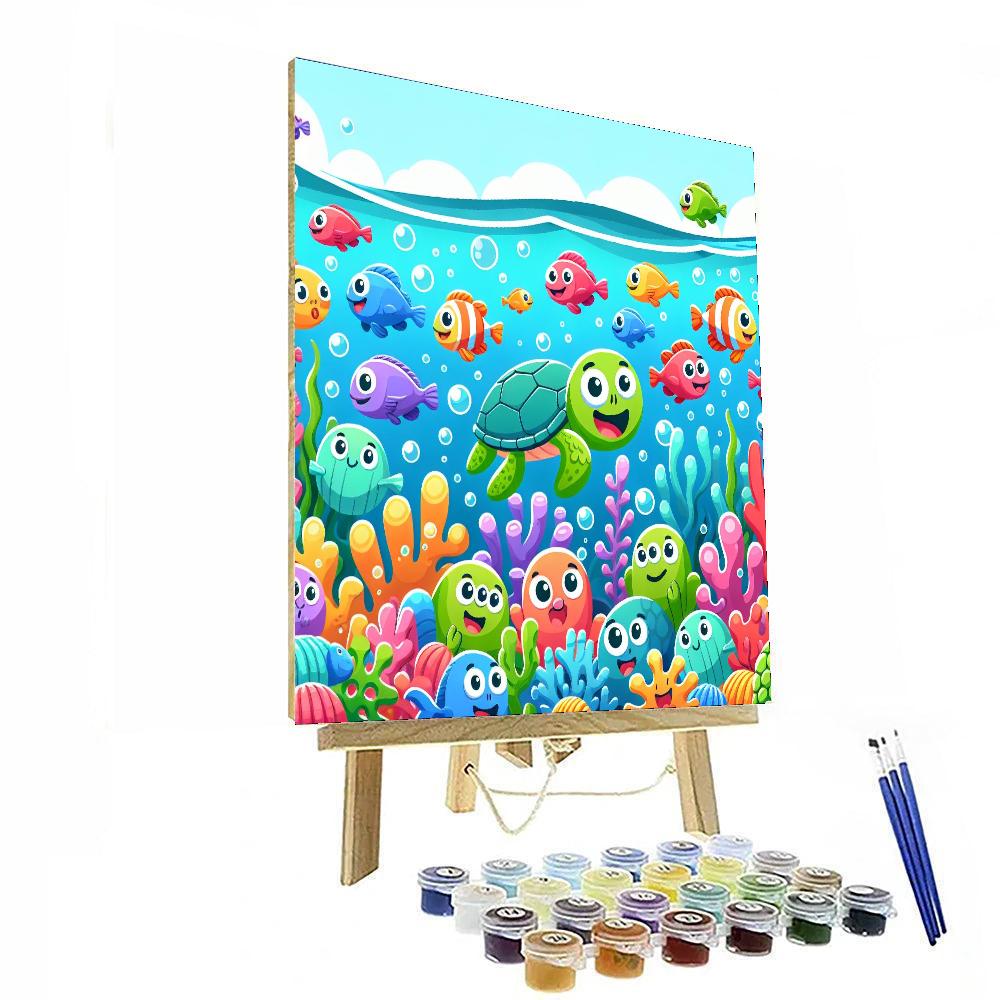 Charming Ocean Number Painting