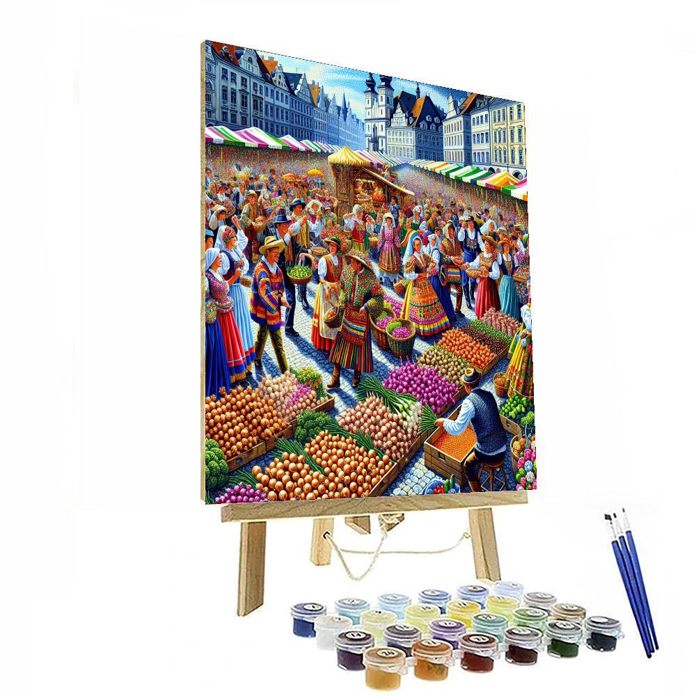 Zibelemärit - Bern, Switzerland Painting Number Kit