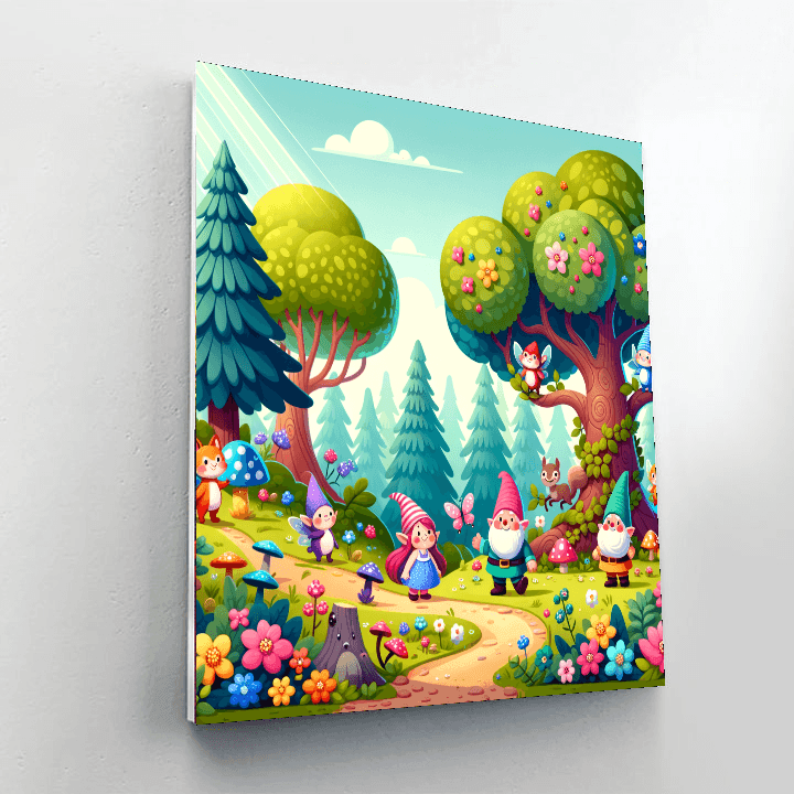 Magical Forest Quest Paint By Numbers Kits