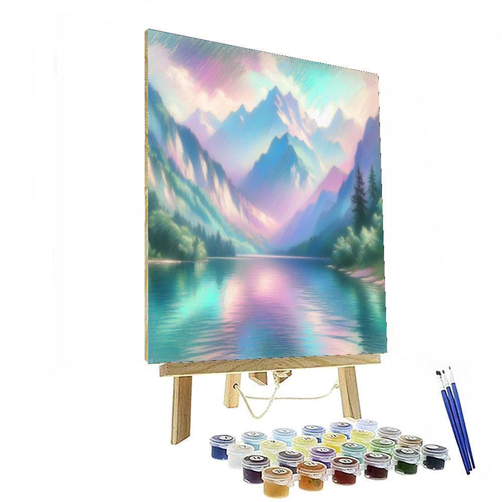 Serenity Mountain Escape Numbered Painting Kits