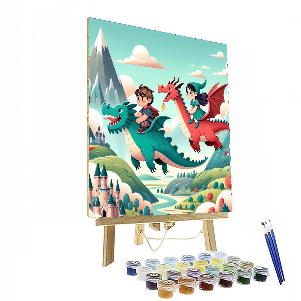 Dragon Rider's Journey Painting Number Kit