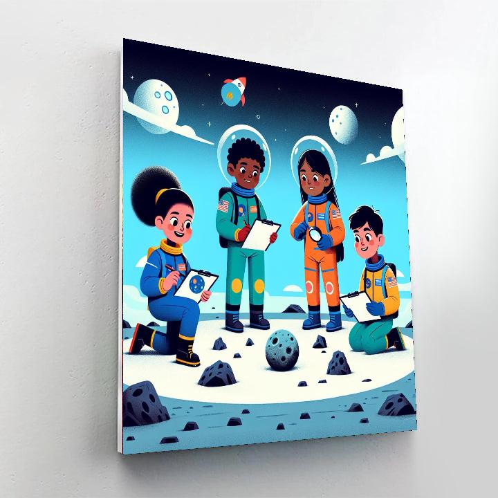 Lunar Lunar Exploration Numbered Painting Kits