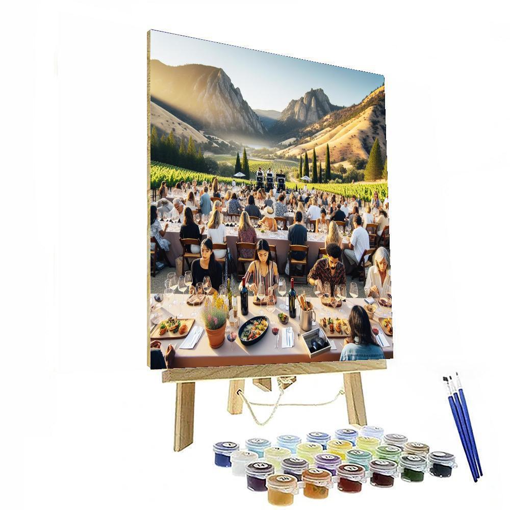 Franschhoek Wine Festival - South Africa Painting Number Kit