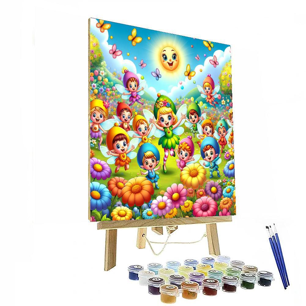 Funky Fairies Paint By Numbers Art