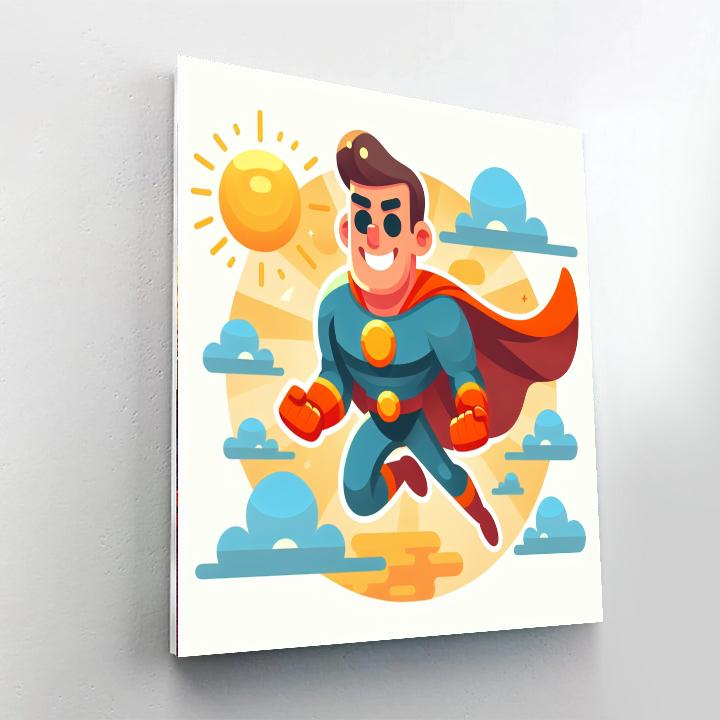 Daring Adventure Hero Paint By Color