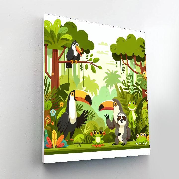 Rainforest Exploration Adventure Paint By Number
