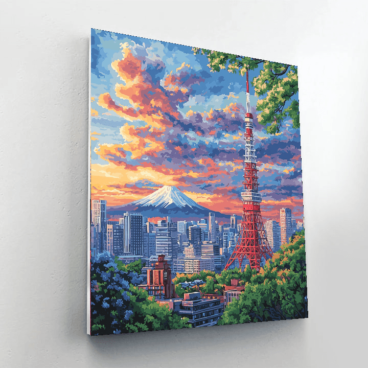 Tokyo Tower Paint By Numbers Kits