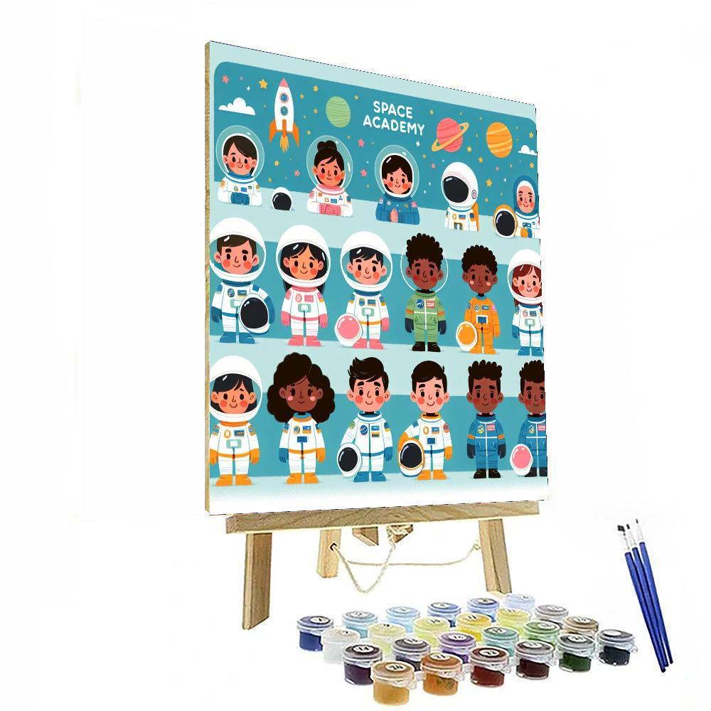 Galactic Space Academy Numbered Painting Kits