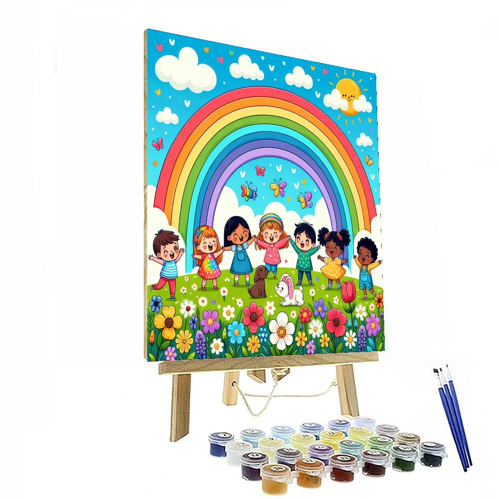 Radiant Rainbow Adventure Paint By Color