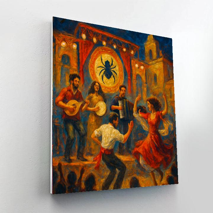 Notte Della Taranta - Italy Painting By Numbers Kit