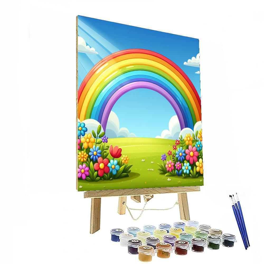 Radiant Rainbow Pathway Paint By Numbers