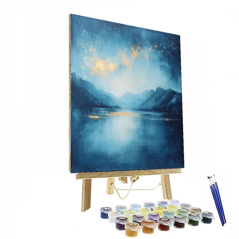 Zhao Mengfu Inspired Elysium Of Celestial Dreams  Paint By Color