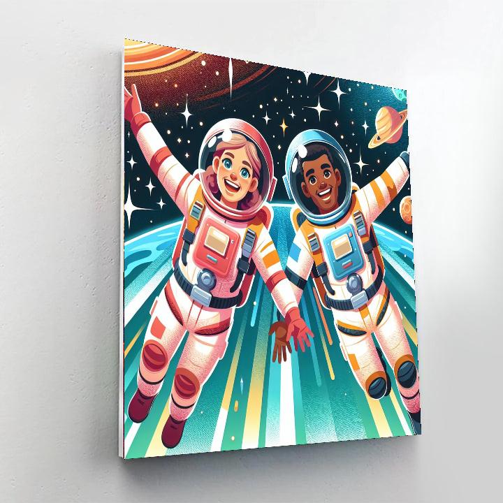 Joyful Space Quest Paint By Numbers