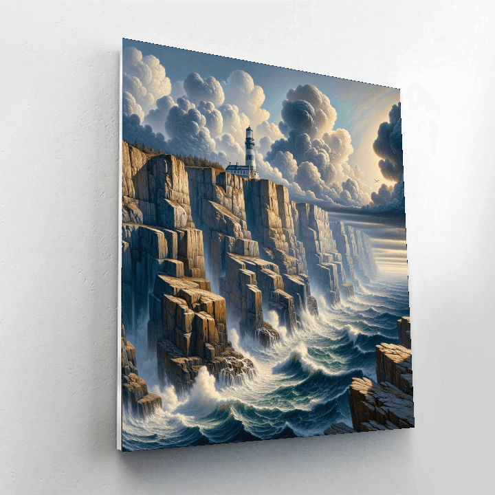 Nautical Lighthouse Beacon Painting By Numbers Kit