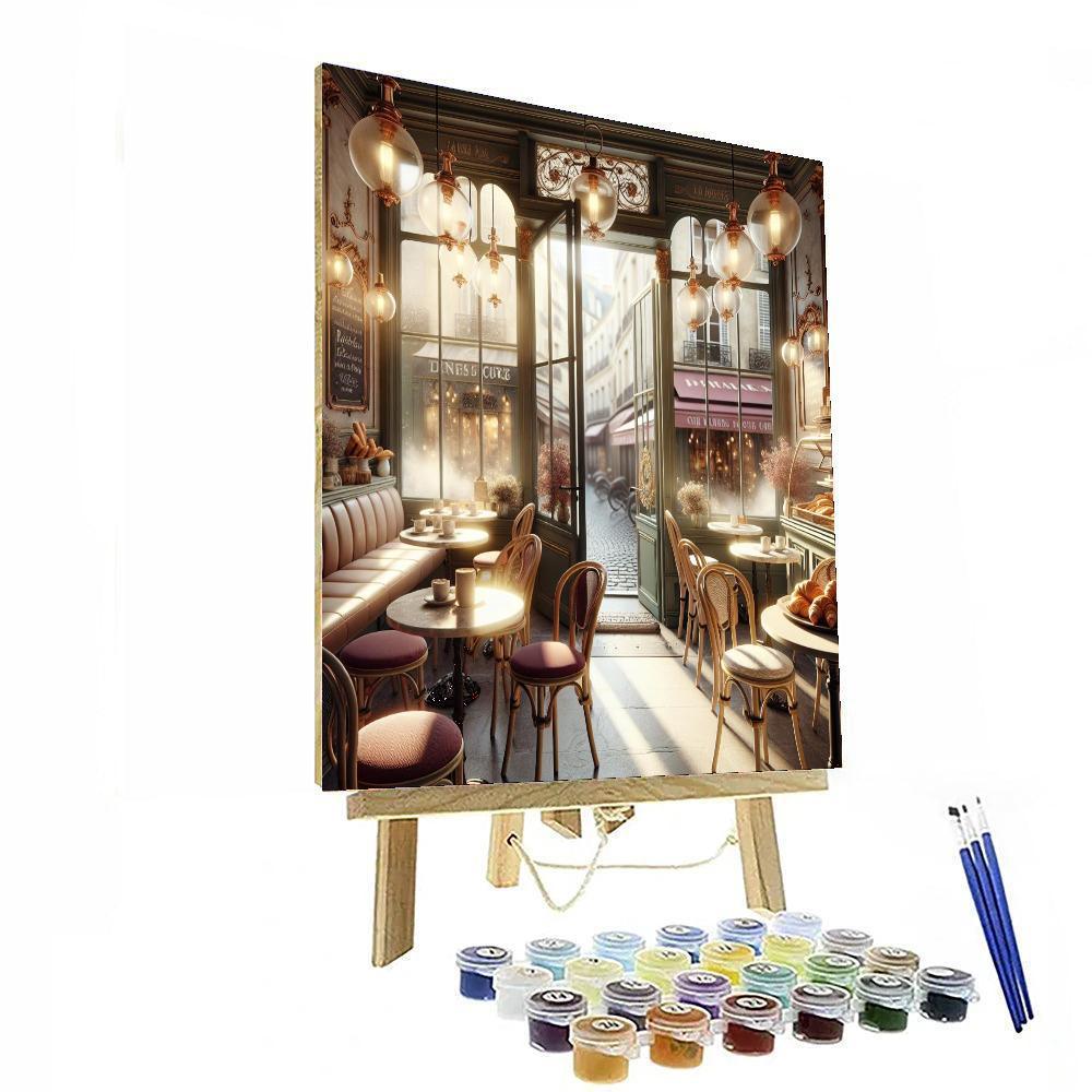 Café Parisienne Charm Painting By Numbers Kit