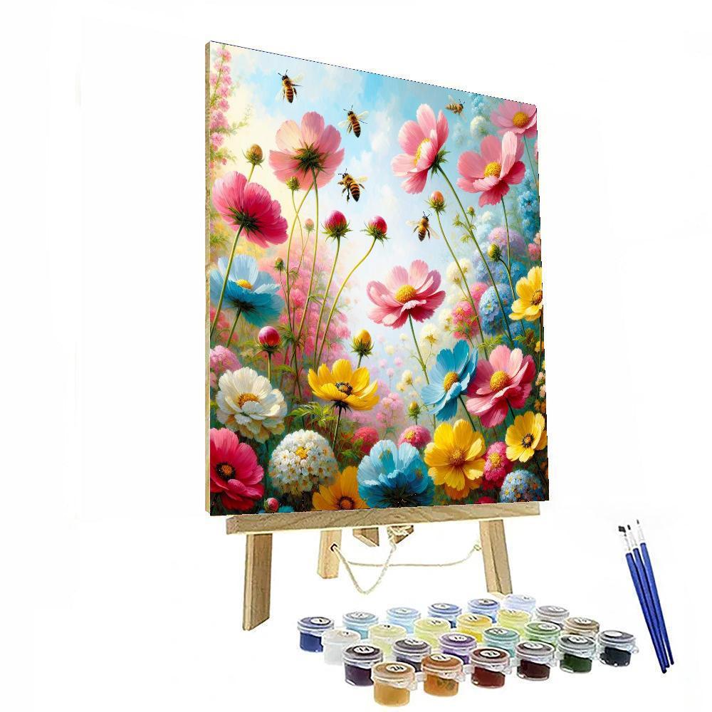Happiness In Bloom Painting By Numbers Kit