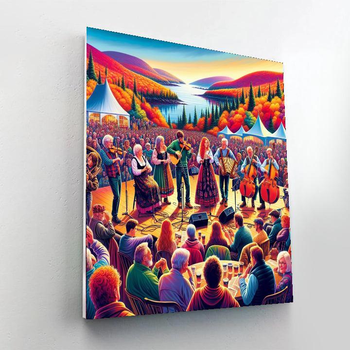 Celtic Colours Festival - Cape Breton Painting By Numbers Kit