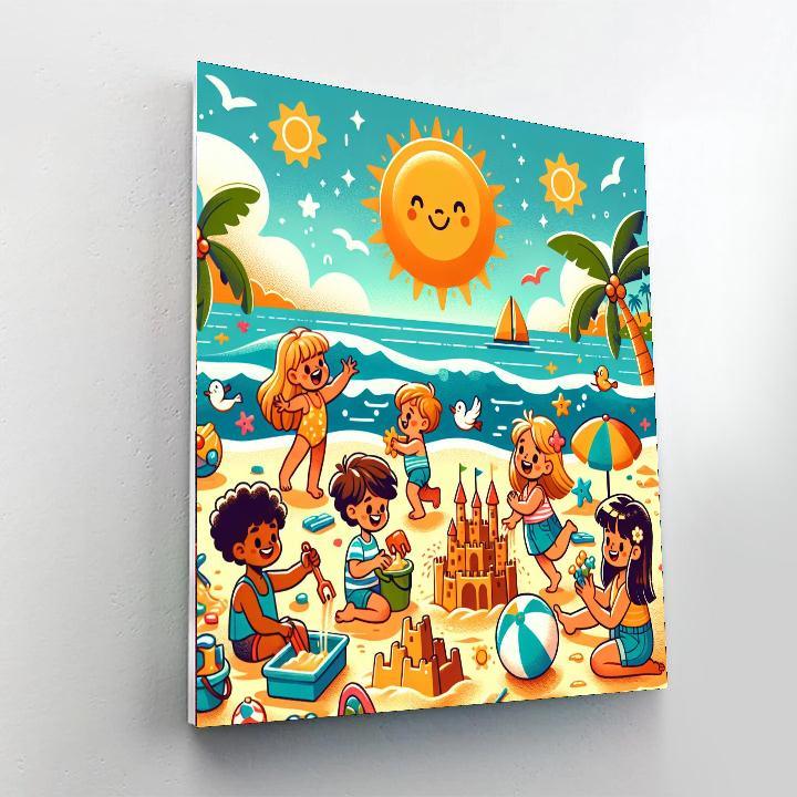 Adventure At The Beach Paint By Number