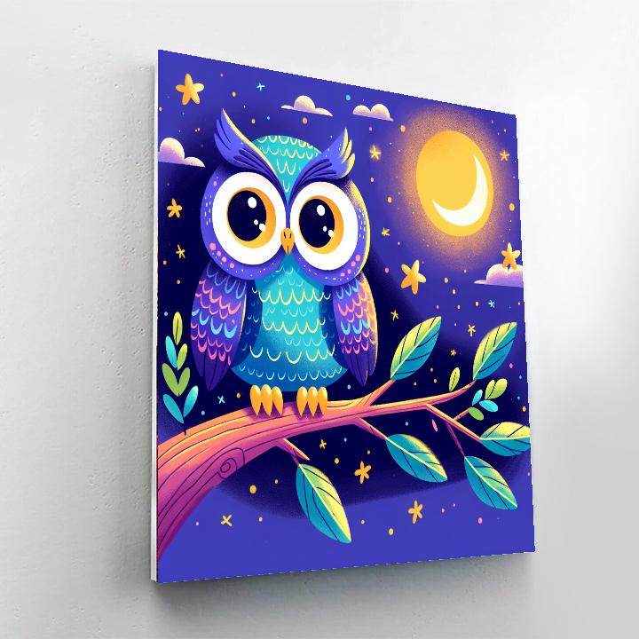 Adventurous Owl Numbered Painting Kits