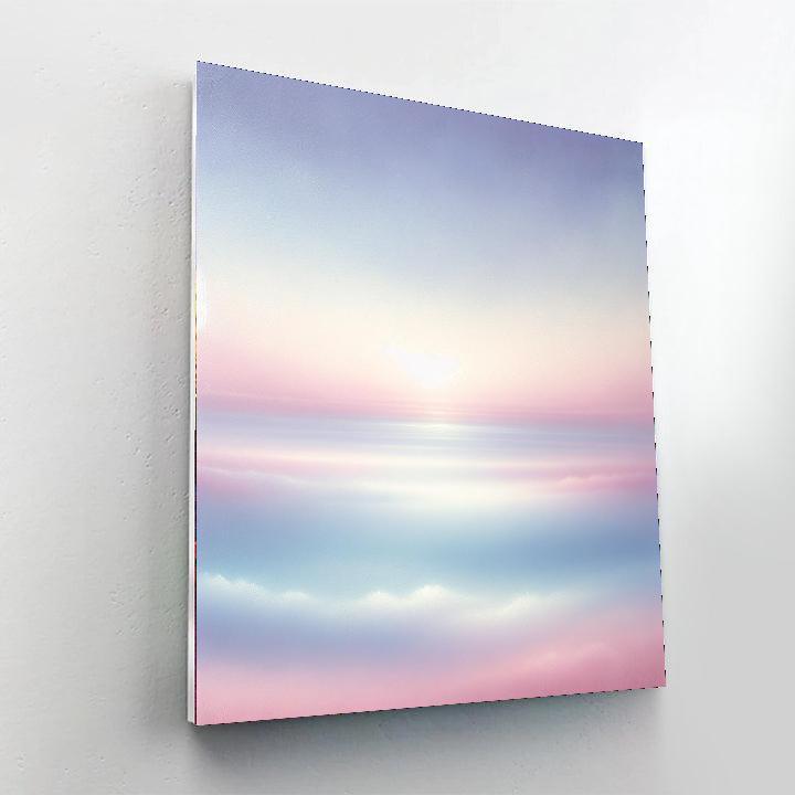Pastel Horizon Tranquility Painting Number Kit