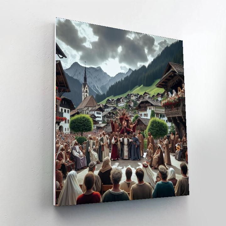 Oberammergau Passion Play Painting Number Kit