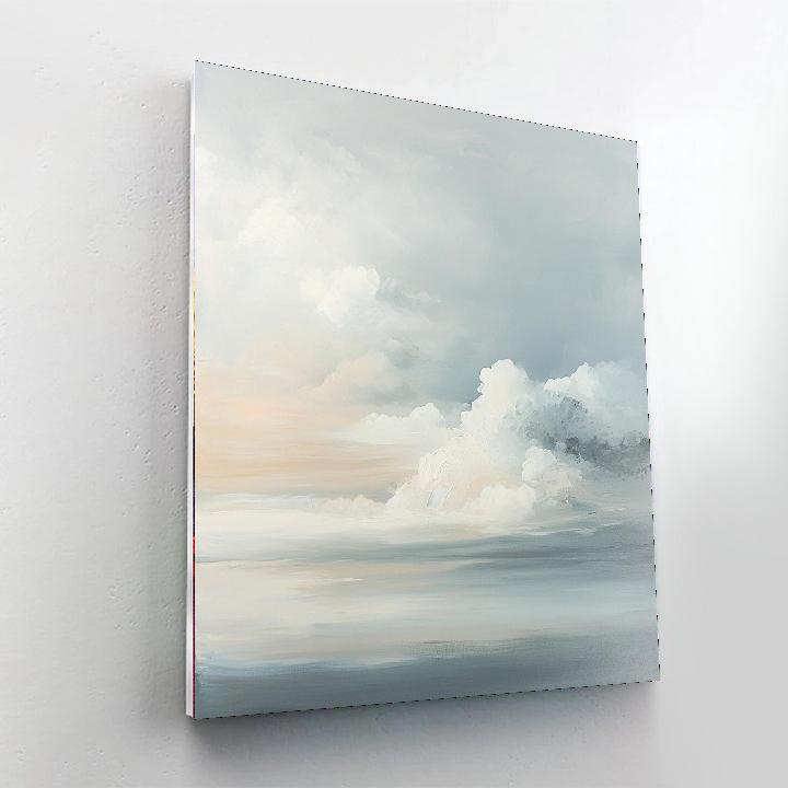 Leonardo Da Vinci Inspired Veil Of Clouds  Paint By Numbers