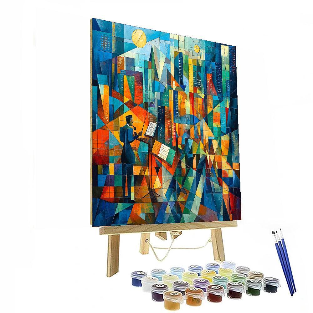 Pablo Picasso Inspired Picasso's Urban Jazz Vibes  Numbered Painting Kits