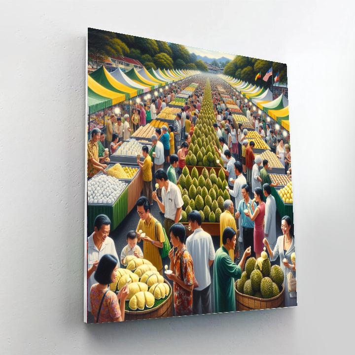 Durian Festival - Davao City Painting Number Kit