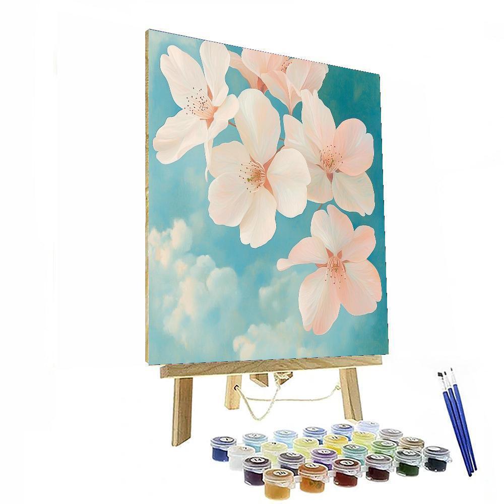 Georgia O'Keeffe Inspired Blossom Dreams  DIY Paint By Numbers