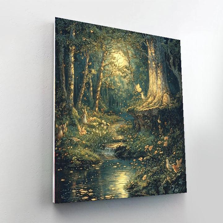 Arthur Rackham Inspired Fabled Journeys  Painting By Numbers Kit