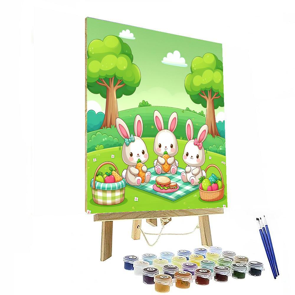 Bunny Picnic Paint By Numbers Kits