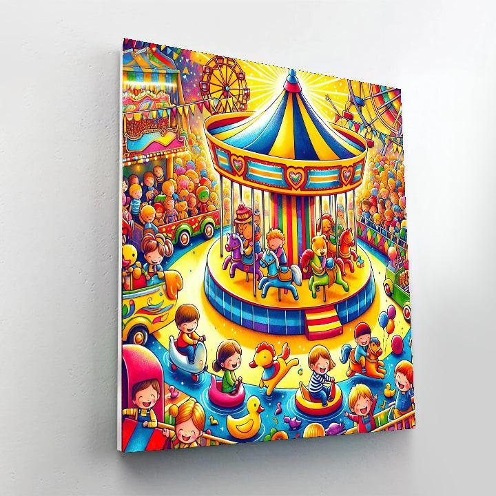 Joyful Kids' Carnival Paint By Number