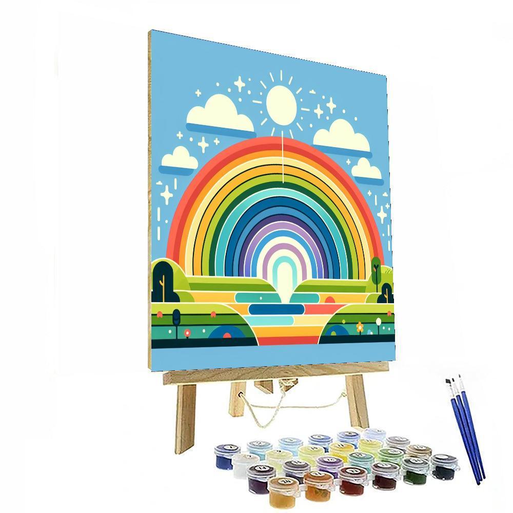 Radiant Rainbow Ride Paint By Color