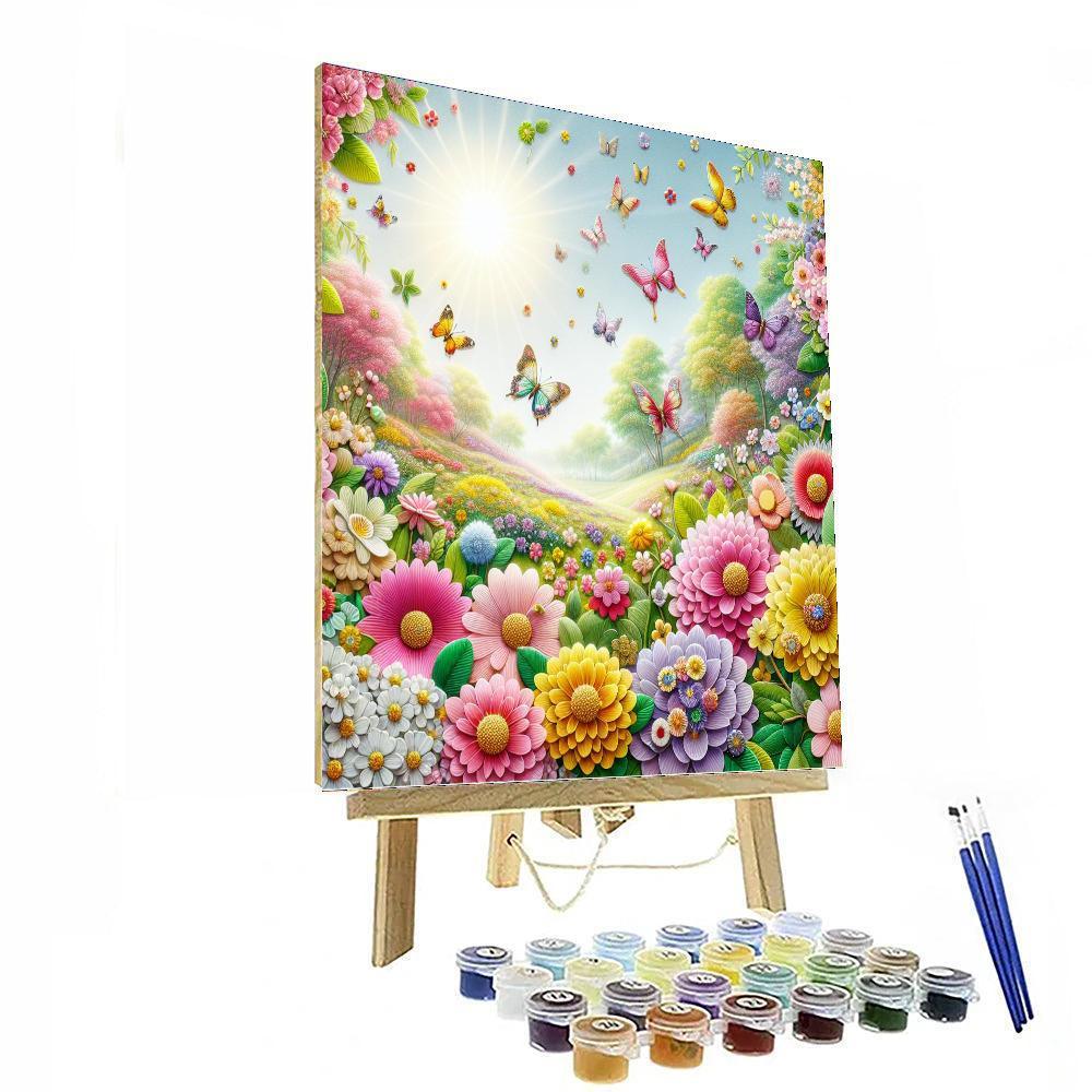 Dreamy Garden Party Painting By Numbers Kit