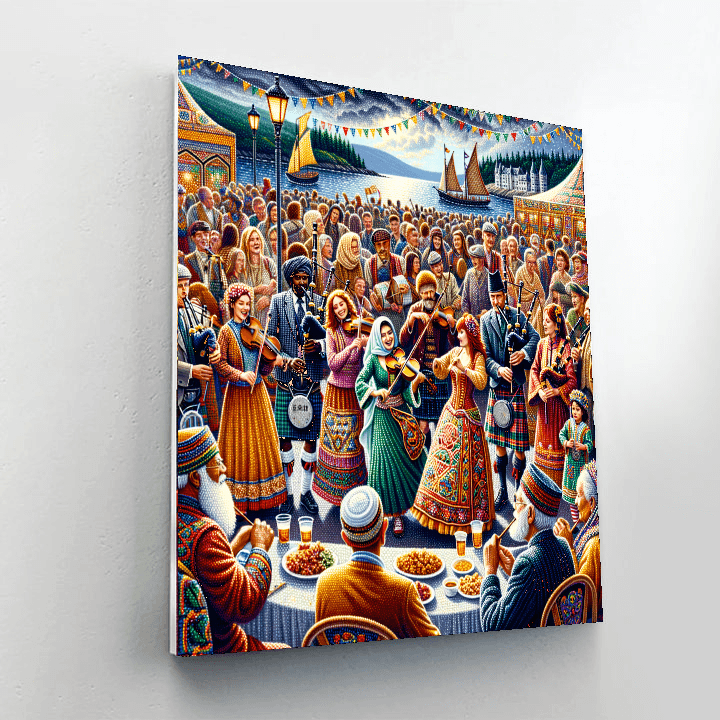 Celtic Festival - Canada Numbered Painting Kits