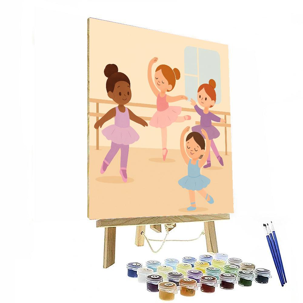 Ballet Studio Performance Paint By Numbers Art