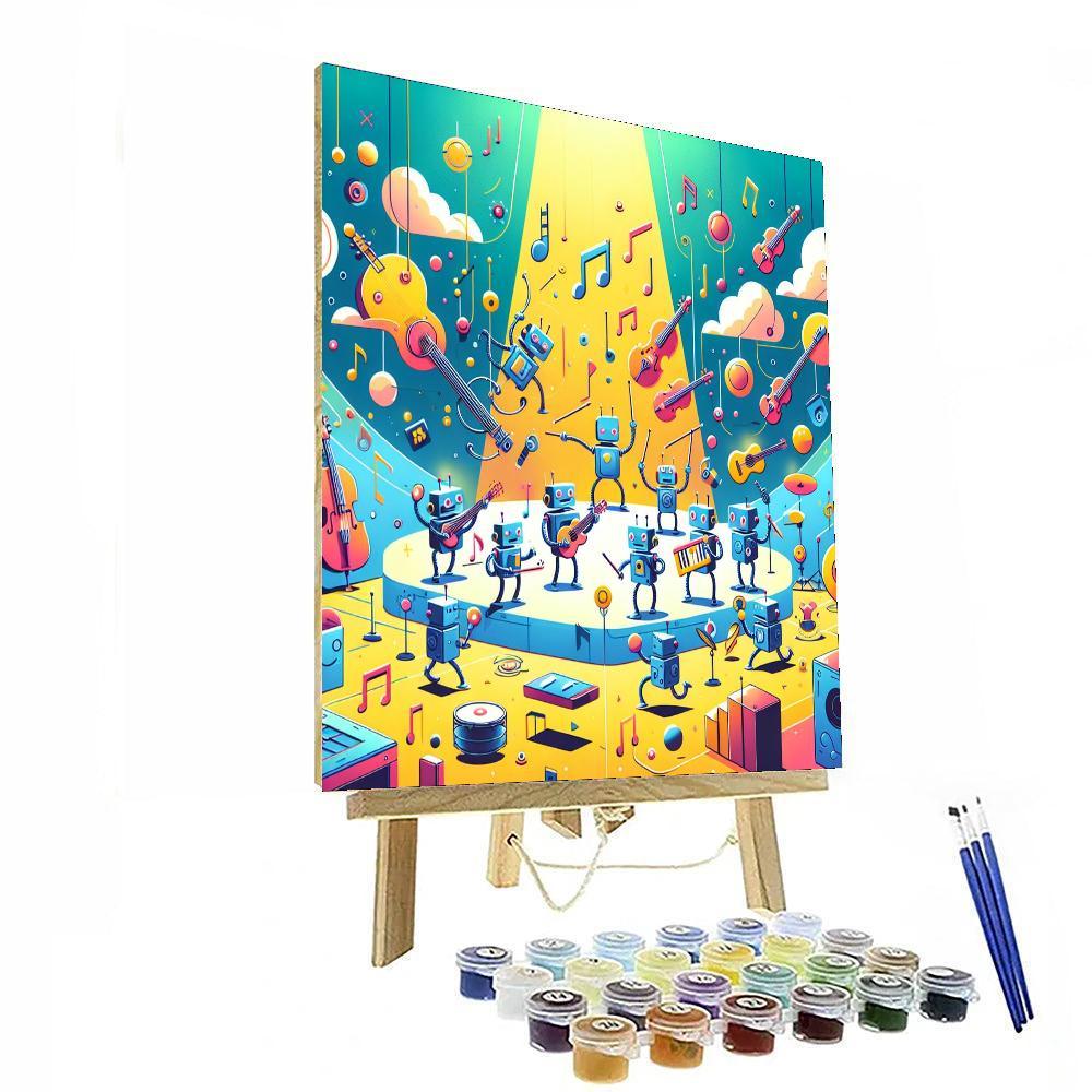 Robot Rhapsody Paint By Numbers