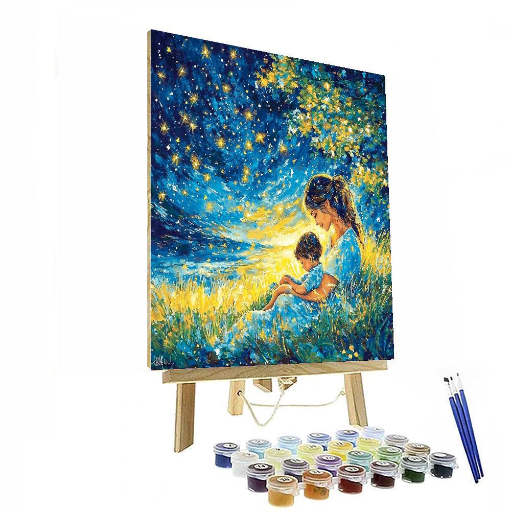 Sweet Memories Under The Stars DIY Paint By Numbers