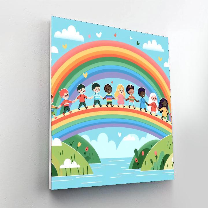Rainbow Bridge Journey Paint By Number