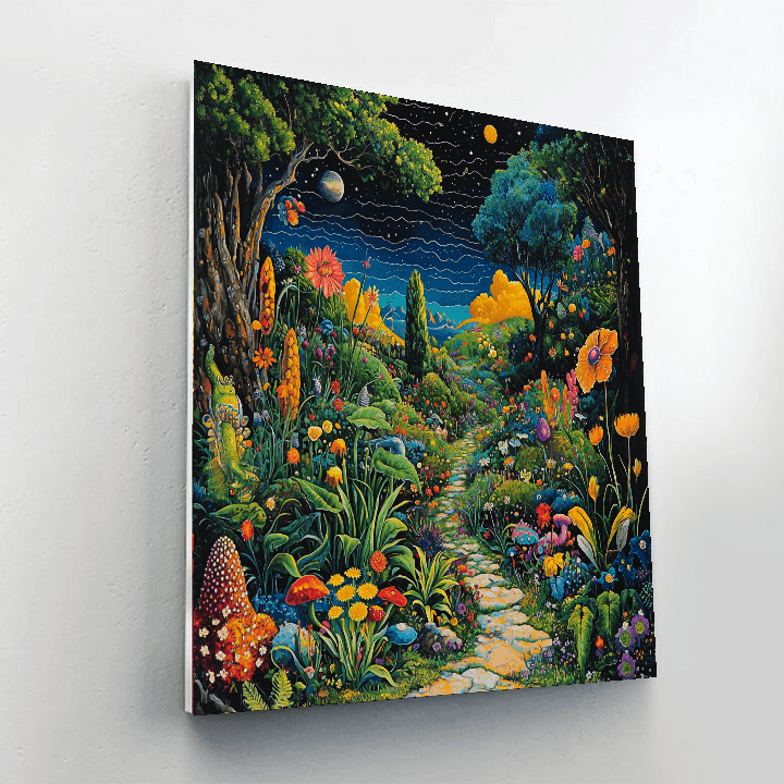 Salvador Dalí Inspired Surreal Gardens  Paint By Numbers