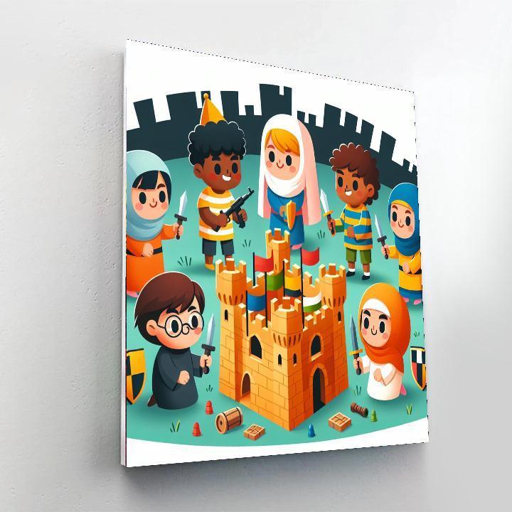 Castle Siege Surprise Paint By Number