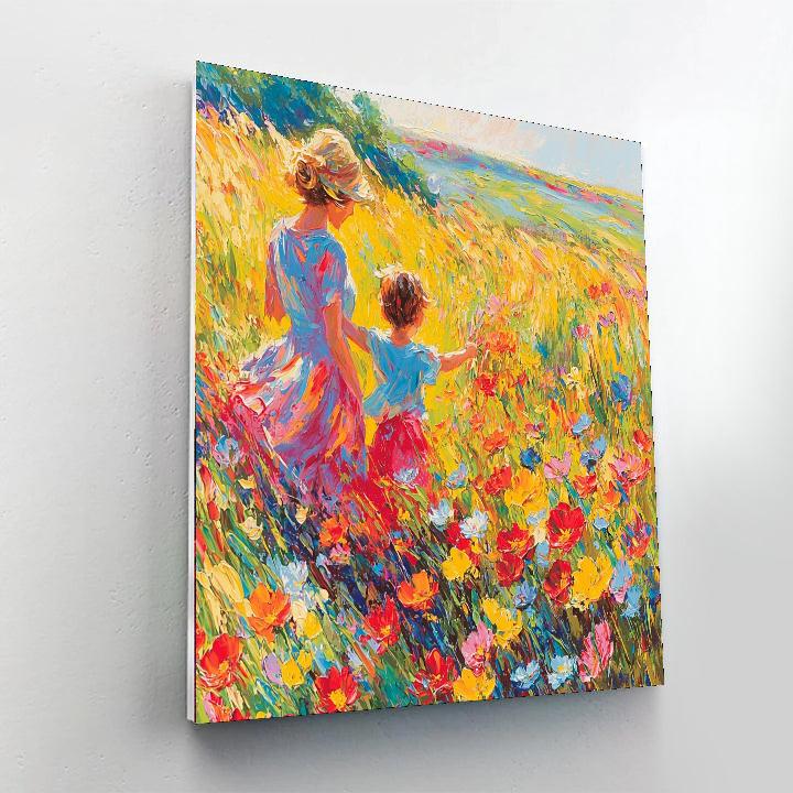 A Love That Blossoms Painting Number Kit