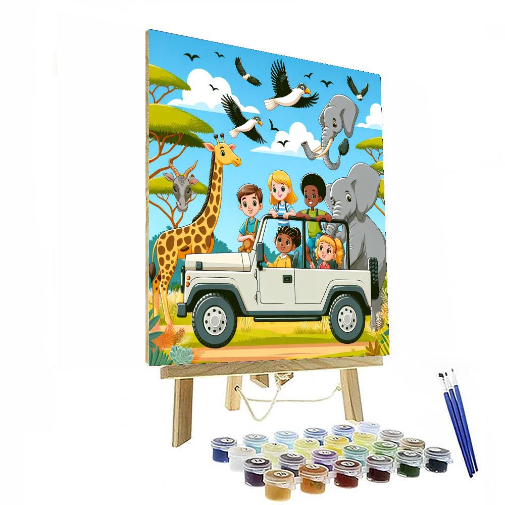 Safari On The Serengeti Paint By Number