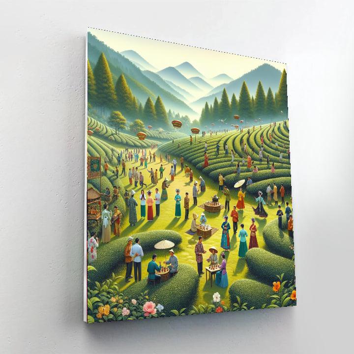 Cameron Highlands Tea Festival Paint By Numbers