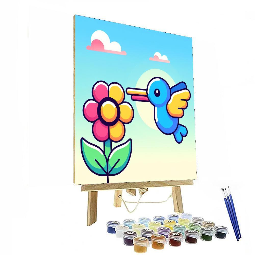 Harmonious Hummingbird Numbered Painting Kits