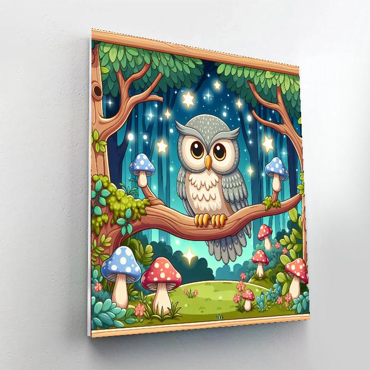 Forest Fables And Folklore Number Painting